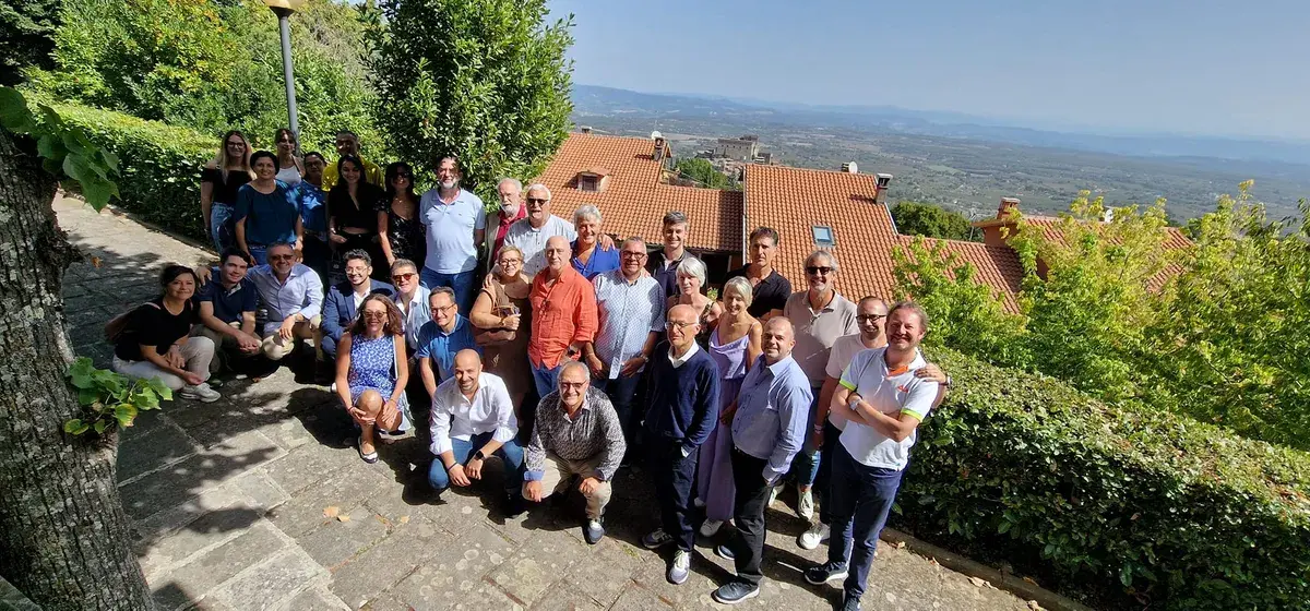 Foto di gruppo dei partecipanti alla VI Edizione dell'incontro Amici di Ca' Fondi, Soriano nel Cimino