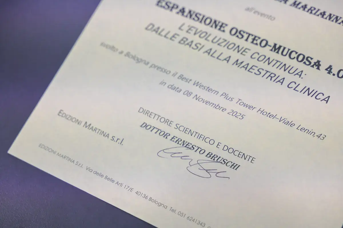 Corso Espansione Osteo-Mucosa 4.0 a Bologna con Edizioni Martina